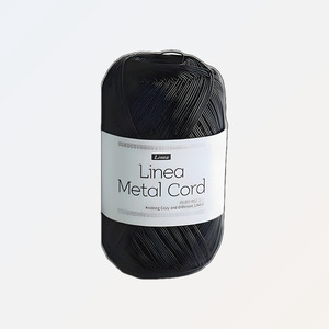 ไหมถักโครเชต์โพลีเมทัลลิก Linea Metal Cord สำหรับถักมือ น้ำหนัก 70 กรัม ไหมถักมือ lanas para crochet - Product Image 6