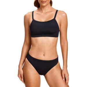 Conjunto de Bikini de 2 Piezas para Mujer, de la Mejor Calidad, con Logotipo Personalizado, Diseño de Impresión en Color de Contraste, Venta al Por Mayor - Product Image 5
