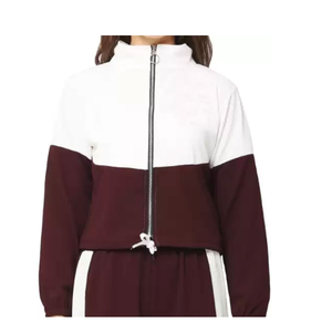 High Quality 100% Cotton Women's Eco-Friendly <b>Plus</b> Size 2-Piece Hooded Solid Street-wear for Jogging Casual Breathable Tracksuit - Product Image 5