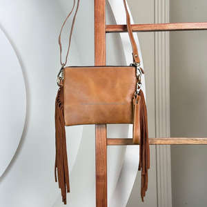 Los bolsos de cuero mecanizados a mano más vendidos, monederos y bolsos de mano para mujer, bolsos de hombro tipo bandolera con flecos de piel de vaca auténtica de lujo - Product Image 5