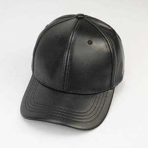 Wholesale Embossed Genuine Leather <b>Baseball</b> <b>Cap</b> Adjustable Strap Closure Sporty Breathable Waterproof Unisex Adult Four Seasons - Product Image 1
