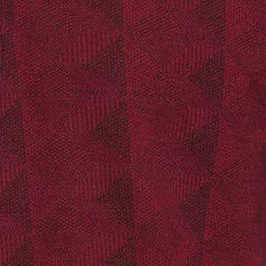 Polo en coton pour homme, manches courtes, coupe classique, motif géométrique tricoté, style décontracté, couleur bordeaux - Product Image 5