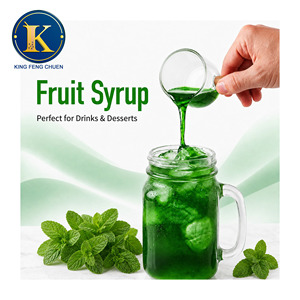 Jarabe Concentrado de Té de Burbujas con Menta de King Feng Chuen, Certificado HACCP e ISO22000, 12 Meses de Vida Útil, TW - Product Image 1