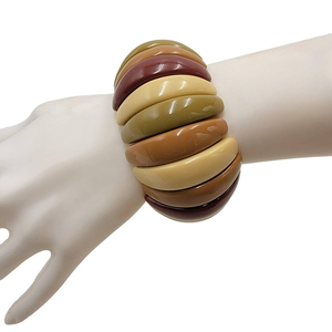 Bracelets en résine de haute qualité, de marque, très polis, avec motif d'ange, style coloré pour filles, fabriqués à la main en Inde - Product Image 1