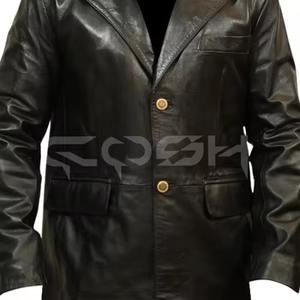 Chaqueta Casual Ligera de Cuero Negro para Hombre OEM/ODM |   Pedidos al por mayor personalizados disponibles - Product Image 5
