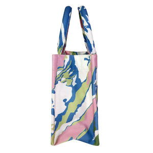 Bolsa de Mano de Lona a Rayas de Alta Calidad al por Mayor, Diseño de Bordado Único, para Compras, Viajes Diarios, Verano, Otoño e Invierno - Product Image 3