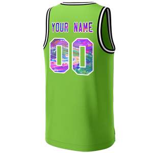 Maillot de basketball personnalisé avec logo, 100 % polyester, dernier style, vêtements de sport, impression par sublimation, nouveau modèle, taille plus, taille XS, été - Product Image 2