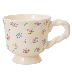 Taza de café de cerámica hermosa, apta para microondas y lavavajillas, para un uso diario conveniente. - Product Image 1