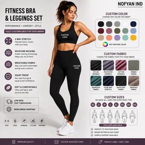 Custom Women's <b>Yoga</b> Set Wholesale Manufacturer Seamless Fitness Bra <b>Leggings</b> Private Label Gym Activewear Manufacturer Supplier - Product Image 6
