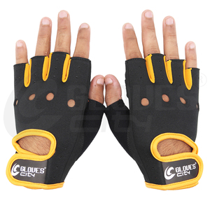 Gants d'entraînement de gym unisexes antidérapants en néoprène personnalisés GC-WLG-0060-2025 pour la musculation avec conception respirante - Product Image 2