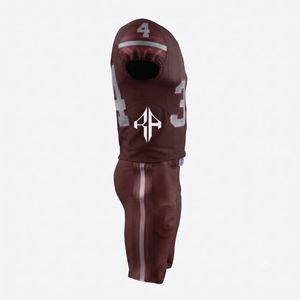 Nuevo y Elegante Uniforme de Fútbol Americano para Hombre, Sublimado, Cuello en V, Manga Corta, 100% Poliéster, Calidad Premium - Product Image 4