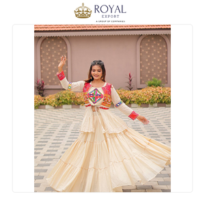 <b>Top</b> Quality Exclusive Sale on Indian Clothing Pure Cotton with Gamthi Work Women Lehenga Choli for Genuine Buyers - Product Image 2