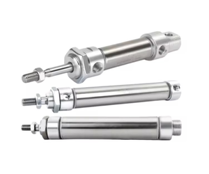 SS304/SS316 MA Mini Pneumatic Air Cylinder NBR Seal Compact Air <b>Actuator</b> 1 Year Warranty - Product Image 4