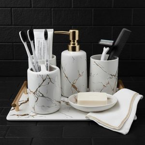Luxury sink accessories chic bathroom organiser contemporary bathroom design refined marble craftsmanship stylish washroom decor - Product Image 4