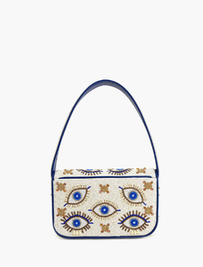 <b>Beaded</b> Floral Pattern Classic Flap Shoulder Bag Handmade Fashion Evening Party <b>Purse</b> - Product Image 3
