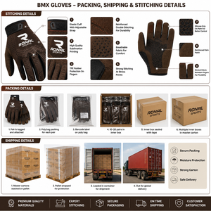 Best Design RONAL SPORTS Motocross Cycling MTB Bike Racing <b>Gloves</b> Breathable Full Finger BMX <b>MX</b> Downhill Polyester Cotton Buckle - Product Image 5