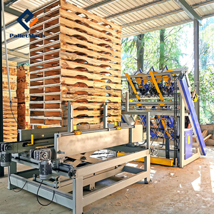 Cniladora automática de ensamblaje de palés de madera dura de bloque europeo serie Cp - Product Image 4