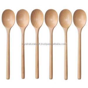 Juego de cucharas de madera de la mejor calidad, juego de cucharas para servir y cocinar, artículos Organizadores de cocina, artículos de accesorios de cocina - Product Image 1