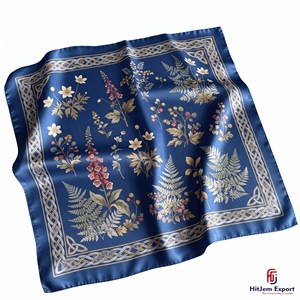 Écharpe carrée personnalisée de qualité supérieure, bandana en tissu doux et léger, fabricant de textiles OEM ODM, produits textiles personnalisés de Bali - Product Image 3