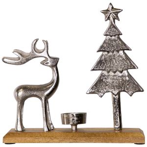 Porte-bougie de Noël élégant pour tables à dîner, cheminées, étagères, décorations intérieures et fêtes saisonnières - Product Image 6