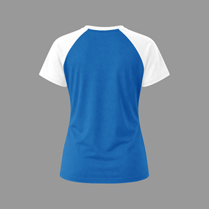 Camiseta Corta de Manga Corta para Mujer, Estilo Reglan, Sexy y Ajustada, Cuello Redondo, Poliéster Suave, Verano - Product Image 4