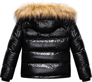 Veste d'hiver noire matelassée pour homme avec capuche et bordure en fourrure, fermeture éclair, épaisse et chaude - Product Image 4