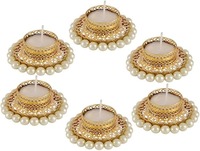 Support de bougie chauffe-plat en laiton Jali, fait main traditionnel indien, décoratif pour Diwali, Noël, Pâques et autres festivals, décoration d'intérieur
