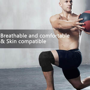 แผ่นรองเข่า นีโอพรีน น้ำหนักเบา เป็นมิตรกับสิ่งแวดล้อม สำหรับทุกเพศ ป้องกันอย่างหนาแน่นสำหรับการยกน้ำหนัก สวมใส่ง่าย สวมใส่สบาย - Product Image 4