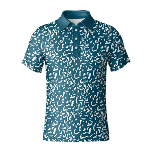 เสื้อกอล์ฟผู้ชายลดราคาพิเศษ คุณภาพสูง ทรงโอเวอร์ไซส์ ผ้าถัก ระบายอากาศ ซับเหงื่อ ดีไซน์ทันสมัย รับสกรีนโลโก้ - Product Image 6