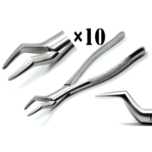 10× Forceps 65 pour l'extraction des dents supérieures, instruments chirurgicaux dentaires - Product Image 3