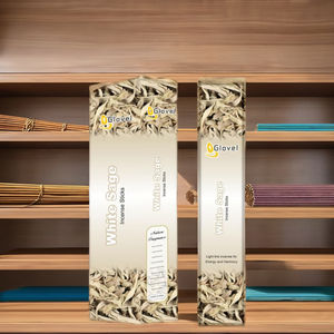 Varillas de Incienso Negras en Bolsa Plana de 9 Pulgadas, Paquete de 20 Varillas, Fragancia Aromática Natural, Difusor de Incienso de Calidad - Product Image 1