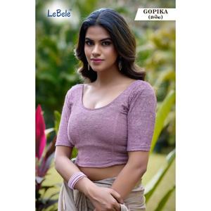 Blusa de Sari Informal de Diseño, Lista para Usar, Talla Grande, Tela Elástica, para Fiestas y Oficina, Compre Directamente del Proveedor - Product Image 1