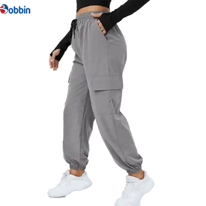 Premium Quality Women's Nylon Fleeced-Breathable Fashion-Clothing Custom Design <b>Drawstring</b>-Waist Flap-Pockets Cargo Pant <b>Trouser</b> - Product Image 4
