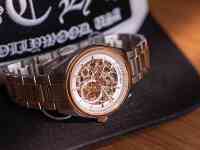 Montre pour homme en acier inoxydable Miyota, automatique, mécanique, sportive, résistante à l'eau 5BAR, 40 mm, analogique, verre saphir, fermoir papillon