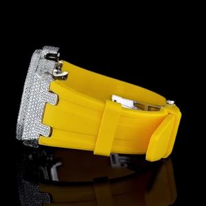 Custom <b>Watch</b> Style Stainless Steel <b>Case</b> Iced Out Everyday Luxury Look Full Metal <b>Case</b> Iced Finish Modern Premium Build - Product Image 4