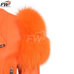 Veste en cuir pour femme, entièrement personnalisable, confortable, nouvelle arrivée, OEM, faible MOQ, haute qualité, en vente au meilleur prix. - Product Image 4