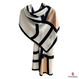 Custom Luxury Printed Long <b>Scarf</b> Soft Fabric Head <b>Scarf</b> Private Label Branding OEM ODM Textile Manufacturer Wholesale - Product Image 4
