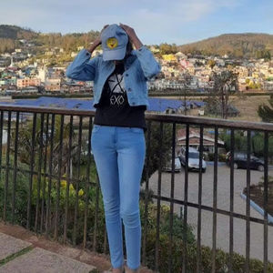 Chaqueta de Mezclilla Acolchada para Mujer, Color Azul Invierno, Logotipo Personalizado, Transpirable, Impermeable, Precio al por Mayor, Tallas Grandes - Product Image 6