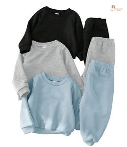 Conjuntos de Ropa para Niños, Personalizados, 100% Algodón, Ecológicos, Ligeros, Conjunto Deportivo para Niños Pequeños, Sudadera de Otoño - Product Image 1