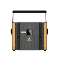Lumière laser d'animation RGB professionnelle 6W, éclairage de scène pleine couleur avec ILDA pour DJ, discothèque, mariage, spectacle