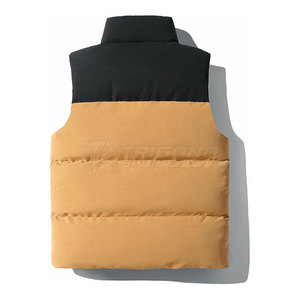 Stylish Canvas <b>Gilet</b> Jacket Stand Breathable Eco-Friendly <b>Lightweight</b> Durable Sleeveless Outerwear Comfortable Fit Everyday - Product Image 2