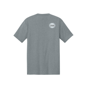 T-shirts légers personnalisés pour hommes avec logo frontal, coupe ample, 100% coton biologique et fibre de bambou, séchage rapide, anti-boulochage, respirants - Product Image 2