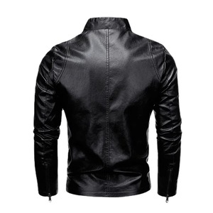 เสื้อแจ็คเก็ตหนังบุขนเป็ดสำหรับผู้ชาย ยี่ห้อ Finer Threads คอตั้ง ระบายอากาศได้ดี เหมาะสำหรับฤดูหนาว ผ้าแคนวาส ไซส์ใหญ่พิเศษ - Product Image 4
