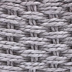 Woven Paper <b>Rope</b> <b>Storage</b> <b>Baskets</b> Set of 3, Nestable Bathroom Vanity & Closet Organizer <b>Baskets</b>, Eco-Friendly Home Organization - Product Image 4