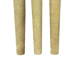 Pieds de meubles d'extérieur robustes en bois massif sculpté à la main, design moderne, Smart Art