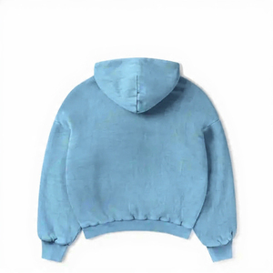 Hoodie Premium Automne en Coton Uni avec Logo Frontal, Molleton Doux Brossé, Coupe Décontractée, Poignets Côtelés, Coupe Oversize Classique - Product Image 2