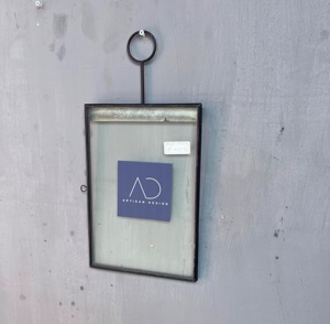 ARTISAN <b>DESIGN</b> Metal Glass Photo <b>Frame</b> Rectangle Vertical PF391 black finish <b>wall</b> decor - Product Image 4