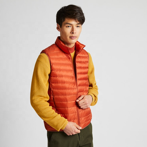 Men's Casual <b>Light</b> <b>Puffer</b> <b>Jacket</b> with Stand Collar Regular Sleeves OEM Service for Winter - Product Image 2