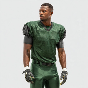 เสื้อฟุตบอลอเมริกันแบบคอวี หมายเลขทีมสั่งทำพิเศษ ชุดกีฬาผู้ชาย เสื้อฝึกซ้อมฟุตบอล - Product Image 6