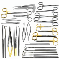 Kit d'instruments de chirurgie pour la blepharoplastie, l'exérèse des chalazions et des kystes, et les interventions sur les paupières